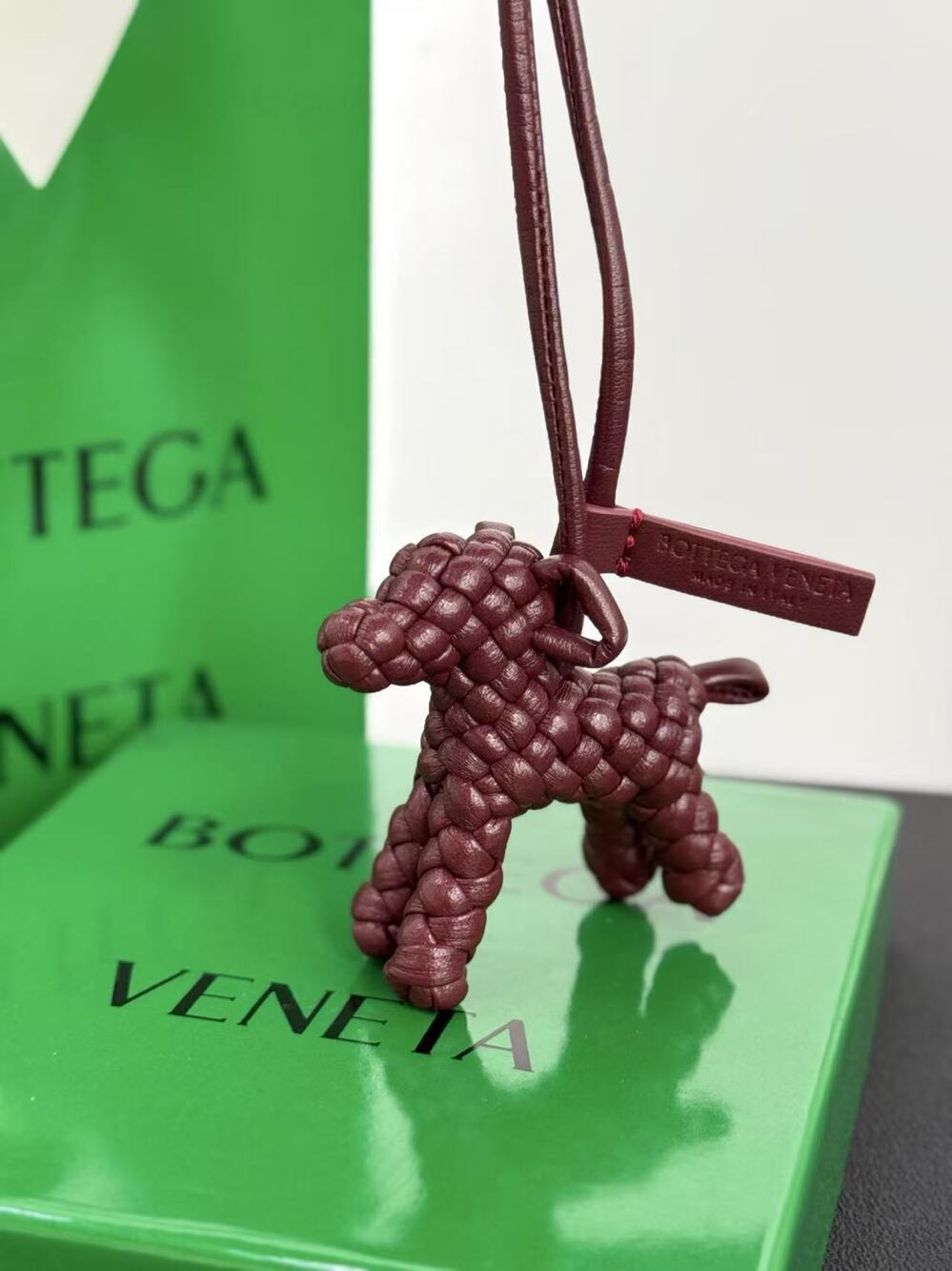 Bottega Veneta dog charm
